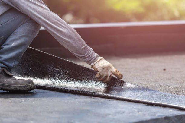 Professional Emergency Waterproofing technician working in Chester, NJ